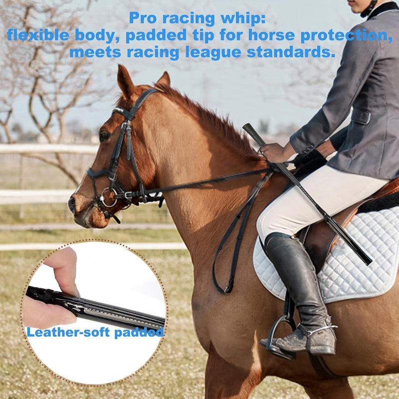 Luynro Professional Horse Racing Crop Jockey Whip 27 inch / 68cm - Image 5